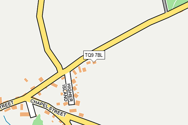TQ9 7BL map - OS OpenMap – Local (Ordnance Survey)
