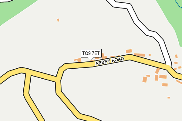 TQ9 7ET map - OS OpenMap – Local (Ordnance Survey)