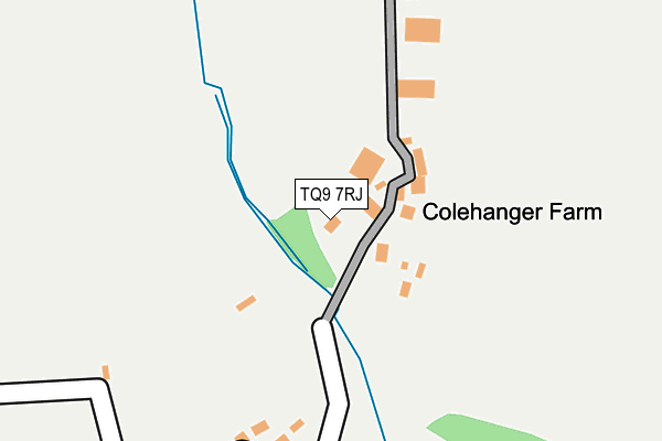 TQ9 7RJ map - OS OpenMap – Local (Ordnance Survey)