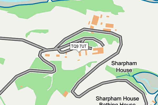 TQ9 7UT map - OS OpenMap – Local (Ordnance Survey)
