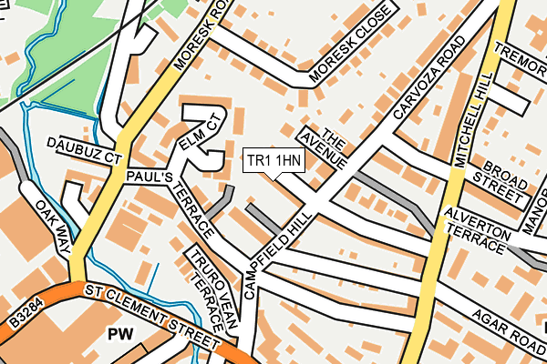 TR1 1HN map - OS OpenMap – Local (Ordnance Survey)