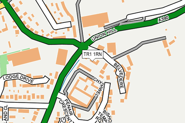 TR1 1RN map - OS OpenMap – Local (Ordnance Survey)