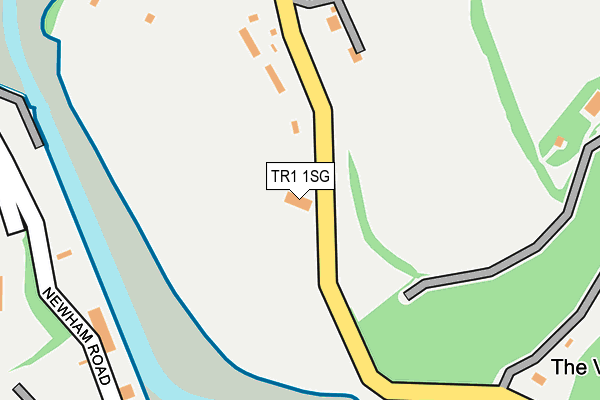 TR1 1SG map - OS OpenMap – Local (Ordnance Survey)