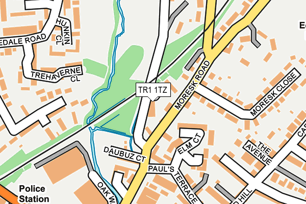 TR1 1TZ map - OS OpenMap – Local (Ordnance Survey)