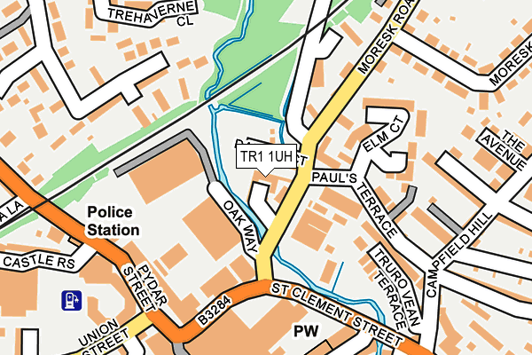 TR1 1UH map - OS OpenMap – Local (Ordnance Survey)