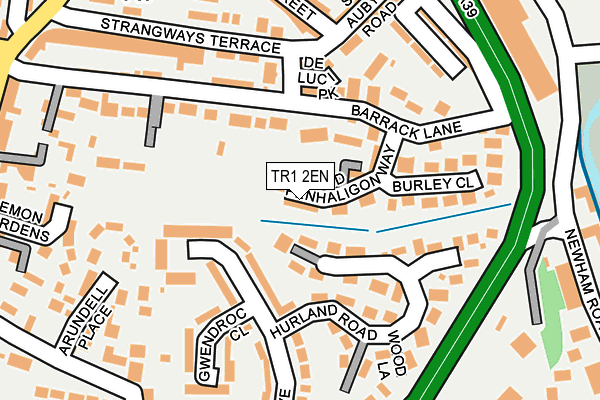 TR1 2EN map - OS OpenMap – Local (Ordnance Survey)