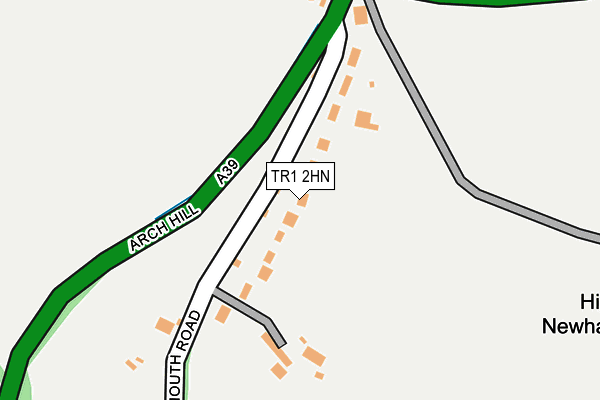 TR1 2HN map - OS OpenMap – Local (Ordnance Survey)