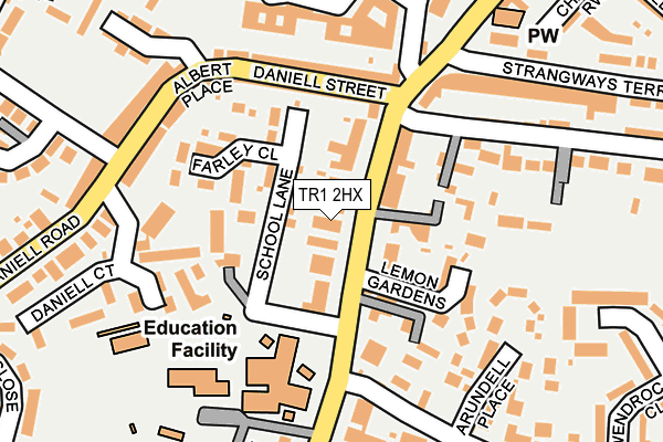 Map of 5 LANSDOWNE TERRACE MANAGEMENT COMPANY NO. 2 LTD at local scale