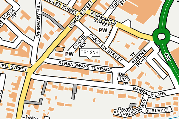 TR1 2NH map - OS OpenMap – Local (Ordnance Survey)