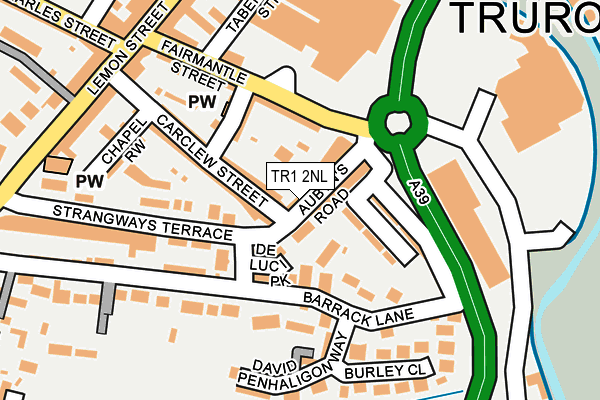 TR1 2NL map - OS OpenMap – Local (Ordnance Survey)