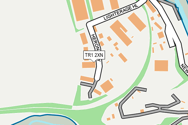 TR1 2XN map - OS OpenMap – Local (Ordnance Survey)