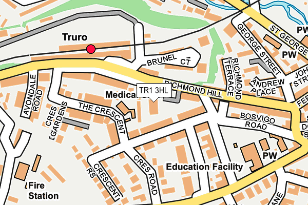 TR1 3HL map - OS OpenMap – Local (Ordnance Survey)