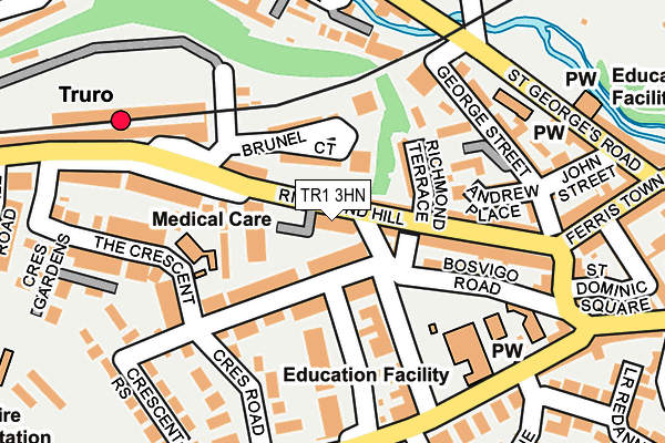 TR1 3HN map - OS OpenMap – Local (Ordnance Survey)