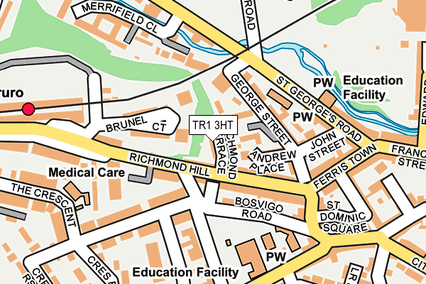 TR1 3HT map - OS OpenMap – Local (Ordnance Survey)