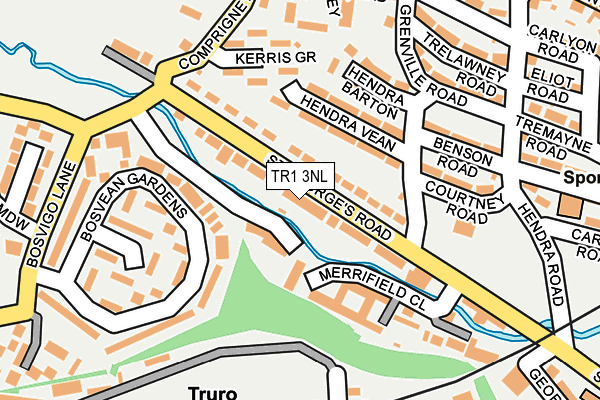 TR1 3NL map - OS OpenMap – Local (Ordnance Survey)