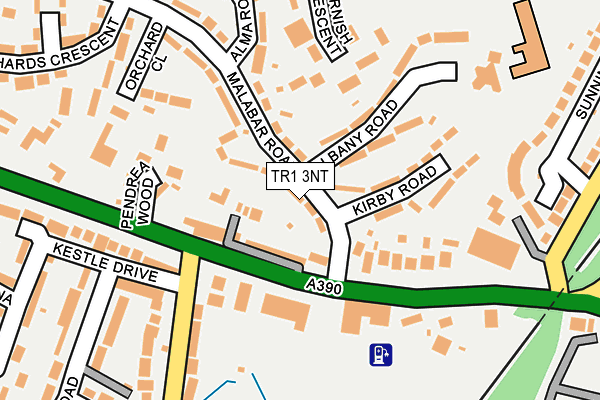 TR1 3NT map - OS OpenMap – Local (Ordnance Survey)