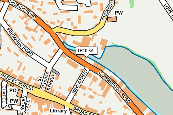 TR10 8AL map - OS OpenMap – Local (Ordnance Survey)