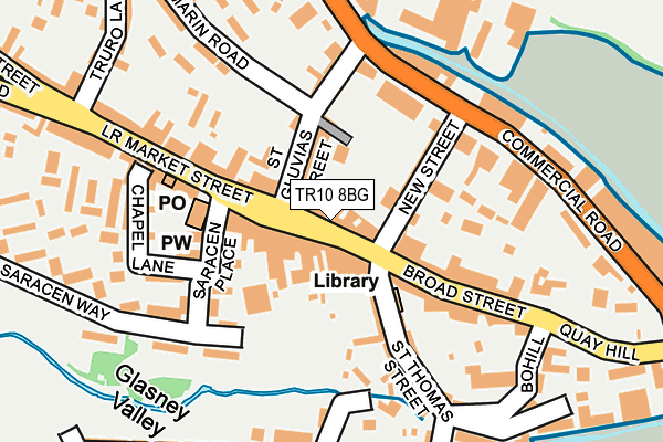 TR10 8BG map - OS OpenMap – Local (Ordnance Survey)