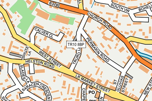 TR10 8BP map - OS OpenMap – Local (Ordnance Survey)