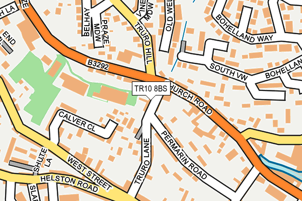 TR10 8BS map - OS OpenMap – Local (Ordnance Survey)