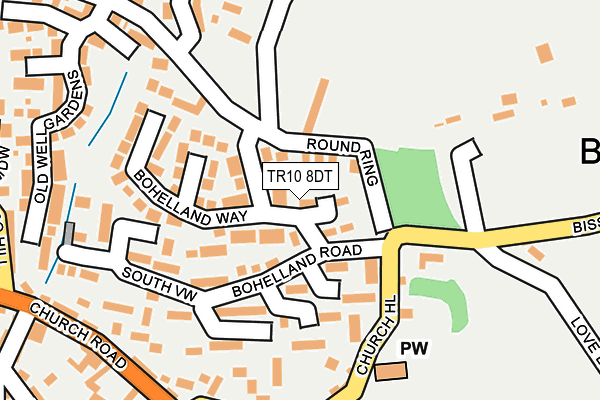 TR10 8DT map - OS OpenMap – Local (Ordnance Survey)