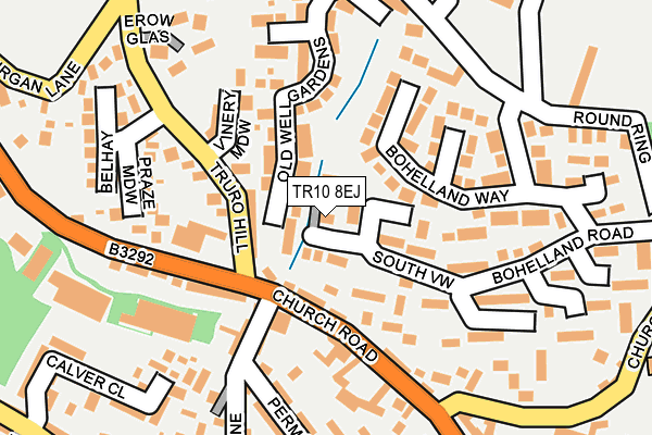 TR10 8EJ map - OS OpenMap – Local (Ordnance Survey)