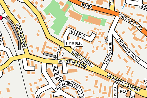 TR10 8ER map - OS OpenMap – Local (Ordnance Survey)