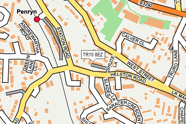 TR10 8EZ map - OS OpenMap – Local (Ordnance Survey)