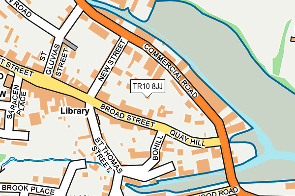 TR10 8JJ map - OS OpenMap – Local (Ordnance Survey)