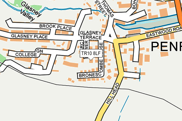 TR10 8LF map - OS OpenMap – Local (Ordnance Survey)