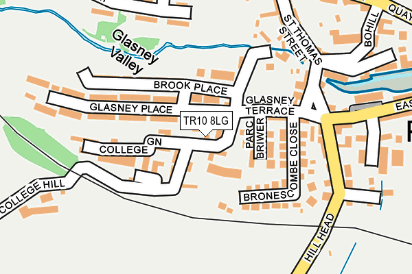 TR10 8LG map - OS OpenMap – Local (Ordnance Survey)