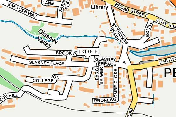 TR10 8LH map - OS OpenMap – Local (Ordnance Survey)