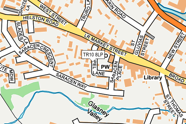 TR10 8LP map - OS OpenMap – Local (Ordnance Survey)