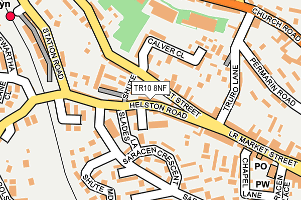 TR10 8NF map - OS OpenMap – Local (Ordnance Survey)