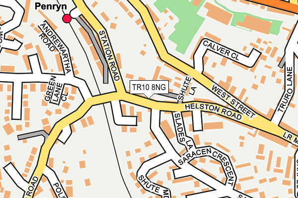 TR10 8NG map - OS OpenMap – Local (Ordnance Survey)