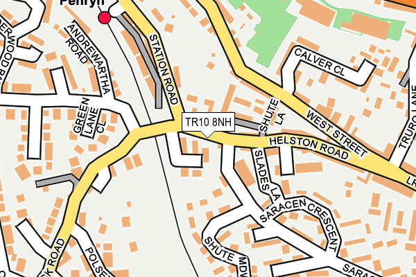TR10 8NH map - OS OpenMap – Local (Ordnance Survey)