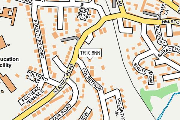 TR10 8NN map - OS OpenMap – Local (Ordnance Survey)