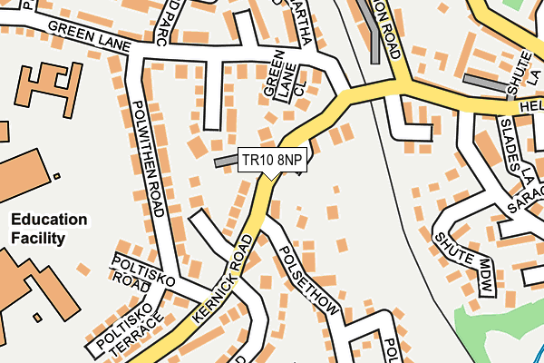 TR10 8NP map - OS OpenMap – Local (Ordnance Survey)