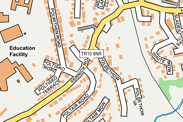 TR10 8NR map - OS OpenMap – Local (Ordnance Survey)