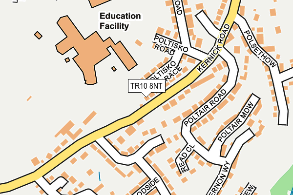 TR10 8NT map - OS OpenMap – Local (Ordnance Survey)