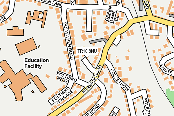 TR10 8NU map - OS OpenMap – Local (Ordnance Survey)