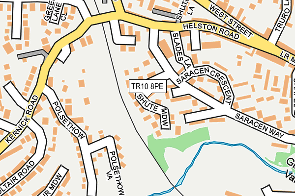 TR10 8PE map - OS OpenMap – Local (Ordnance Survey)