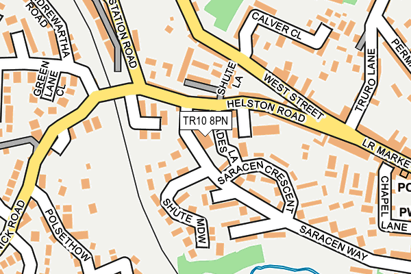 TR10 8PN map - OS OpenMap – Local (Ordnance Survey)