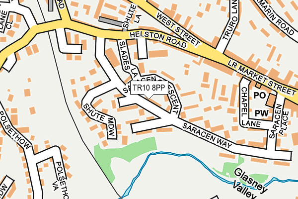 TR10 8PP map - OS OpenMap – Local (Ordnance Survey)
