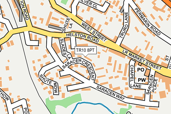 TR10 8PT map - OS OpenMap – Local (Ordnance Survey)