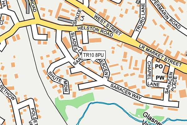 TR10 8PU map - OS OpenMap – Local (Ordnance Survey)