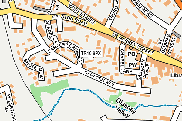 TR10 8PX map - OS OpenMap – Local (Ordnance Survey)