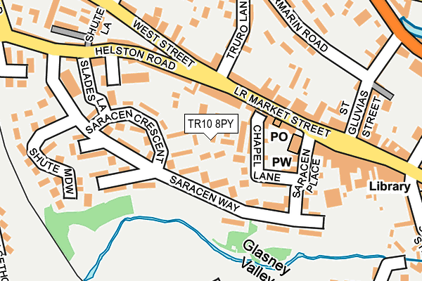 TR10 8PY map - OS OpenMap – Local (Ordnance Survey)