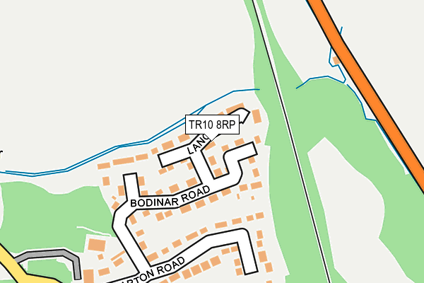 TR10 8RP map - OS OpenMap – Local (Ordnance Survey)