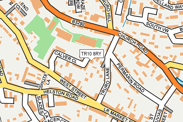 TR10 8RY map - OS OpenMap – Local (Ordnance Survey)